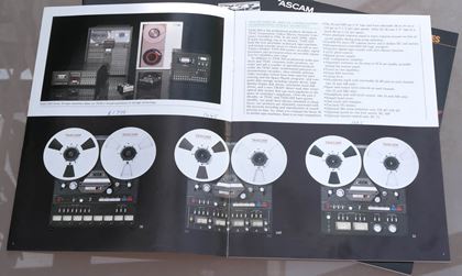 various-Yamaha & Tascam 80s promo material